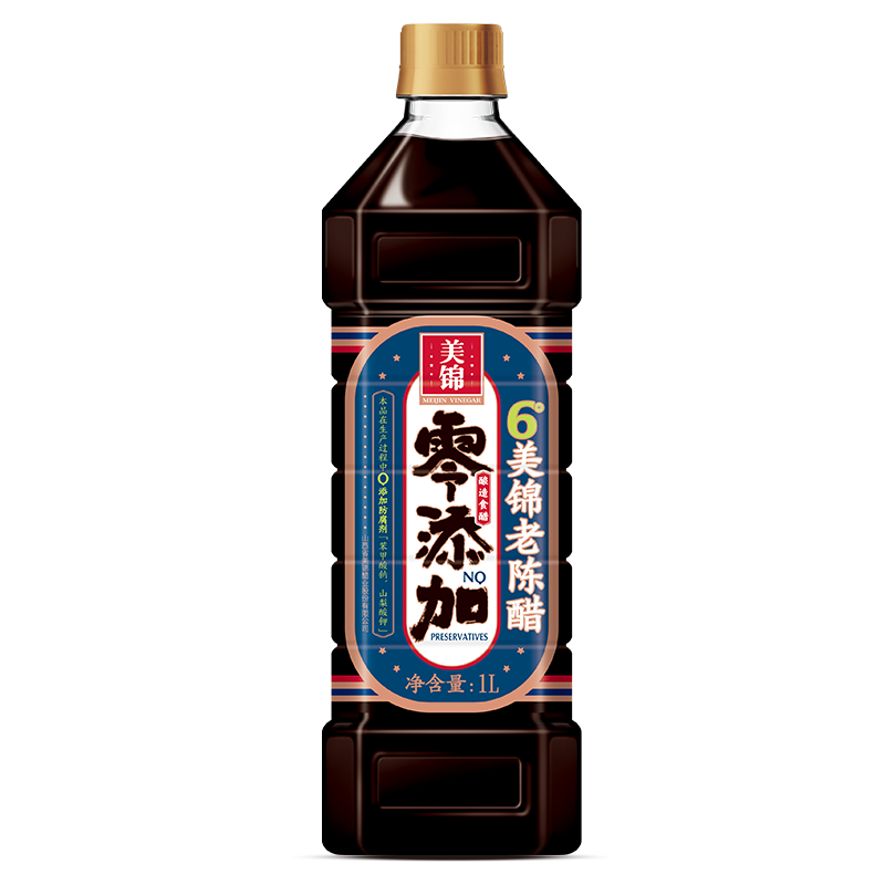 6&deg;美锦老陈醋1L